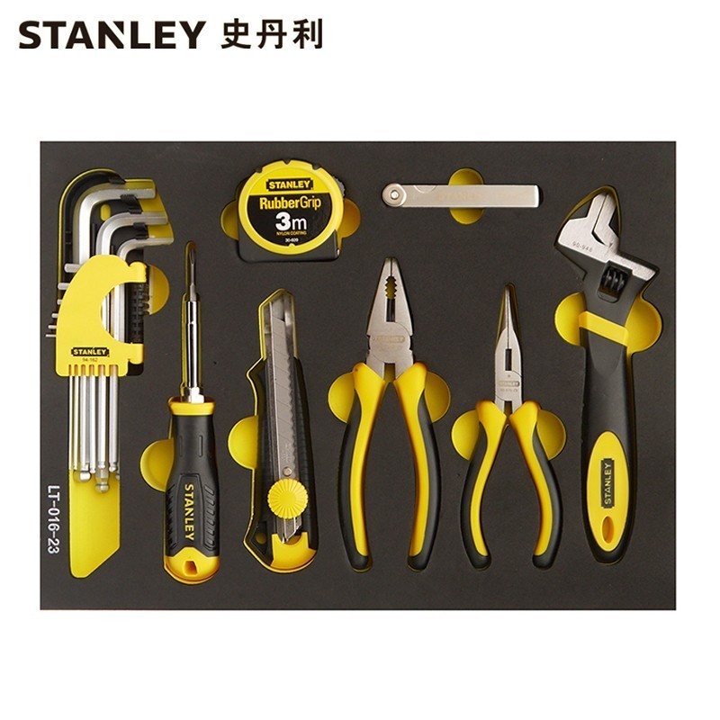 史丹利(Stanley)21件套紧固夹测量工具托