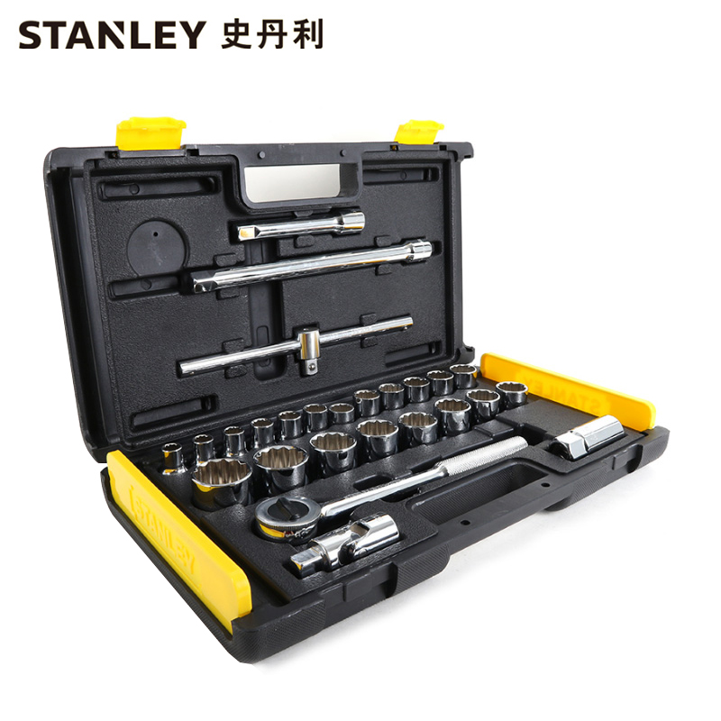 史丹利(Stanley)26件套12.5MM系列12角英制组套