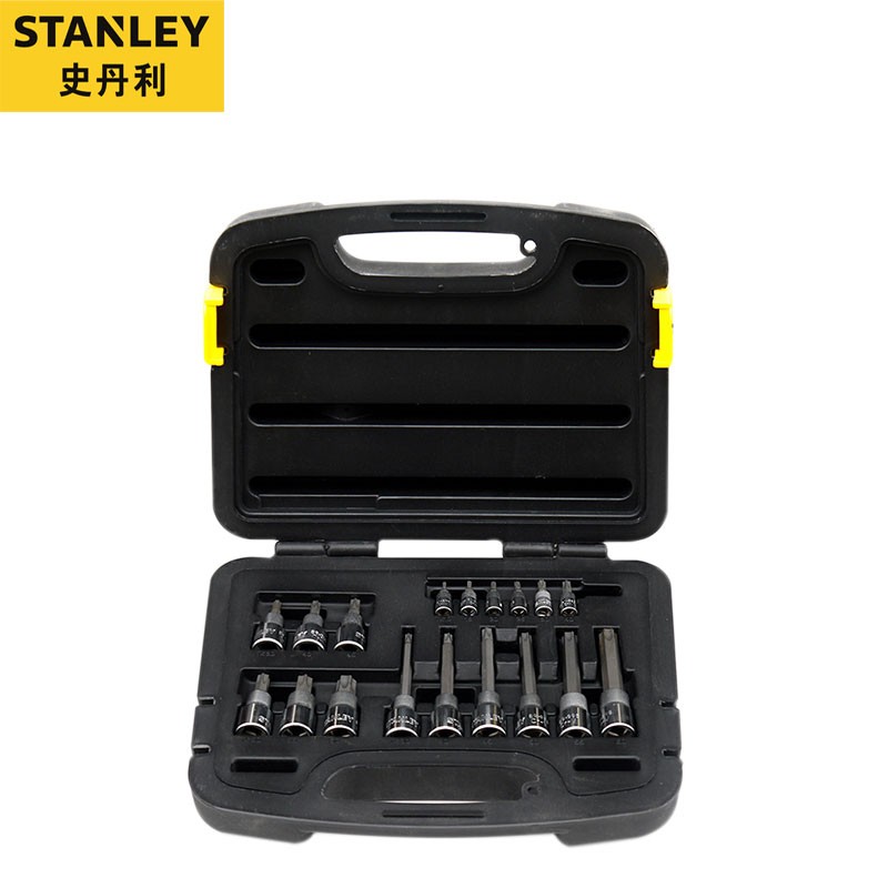 史丹利(Stanley)18件套6.3MM,12.5MM系列旋具套筒组套