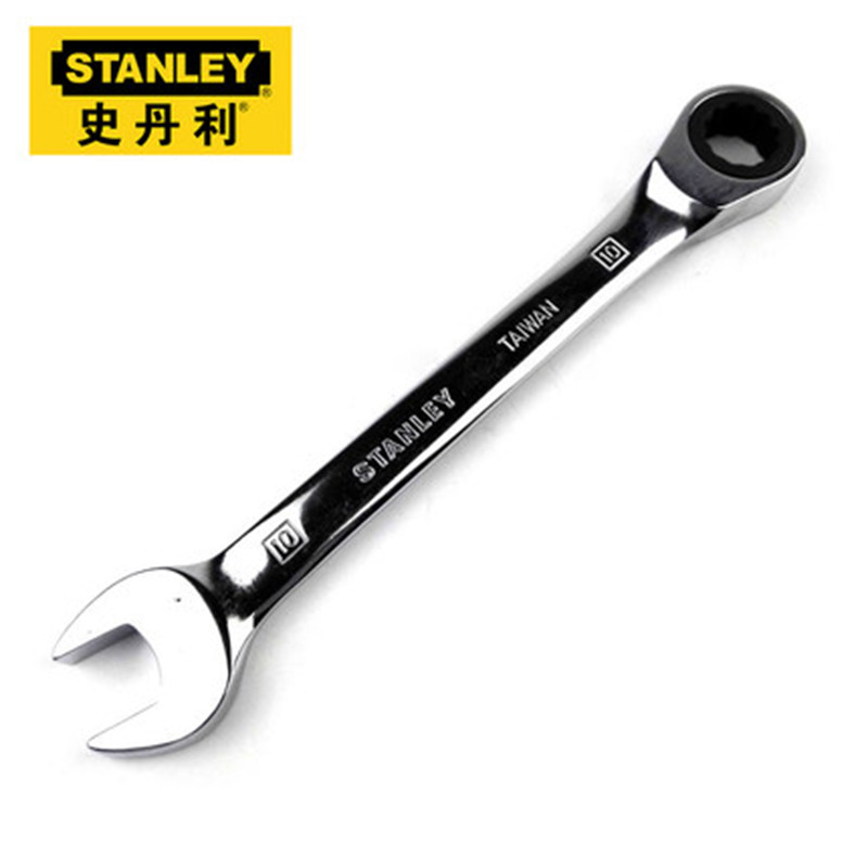 史丹利(Stanley)公制精抛光棘开两用快扳