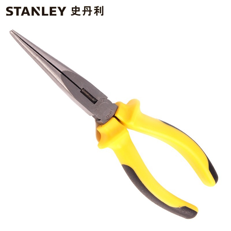 史丹利(Stanley)双色柄尖嘴钳