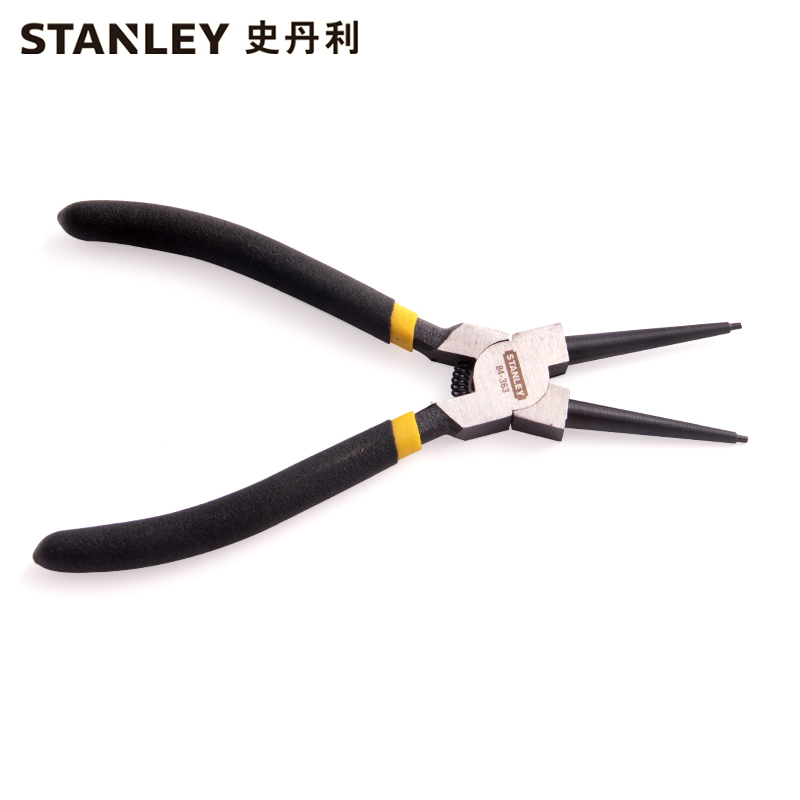 史丹利(Stanley)德式孔用直嘴卡簧钳