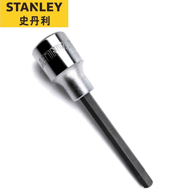 史丹利(Stanley)12.5MM系列100MM长6角旋具套筒