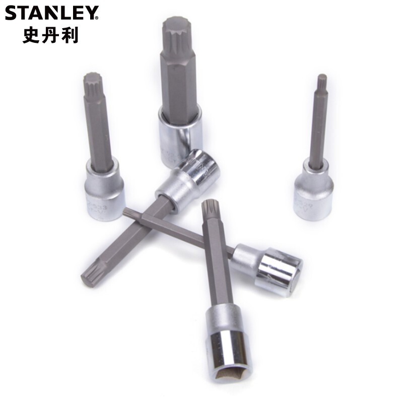 史丹利(Stanley)12.5MM系列100MM长12角旋具套筒