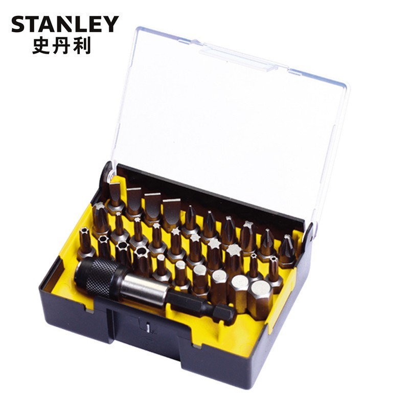 史丹利(Stanley)31件6.3MM系列旋具头和快脱磁性接杆组套B