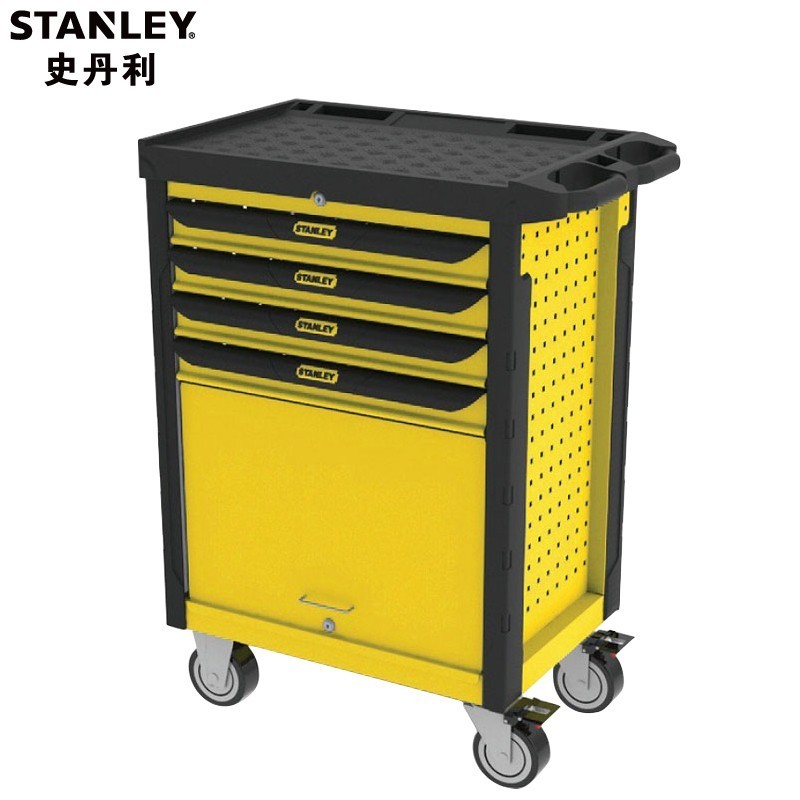 史丹利(Stanley)4抽屉多功能工具车