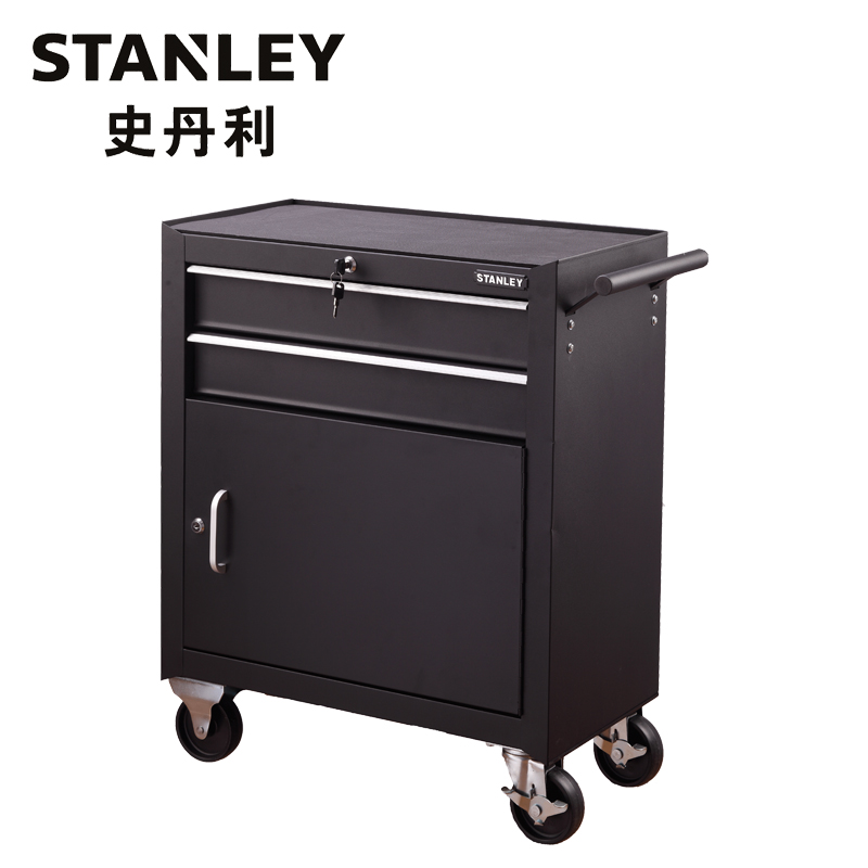 史丹利(Stanley)2抽屉带门工具车