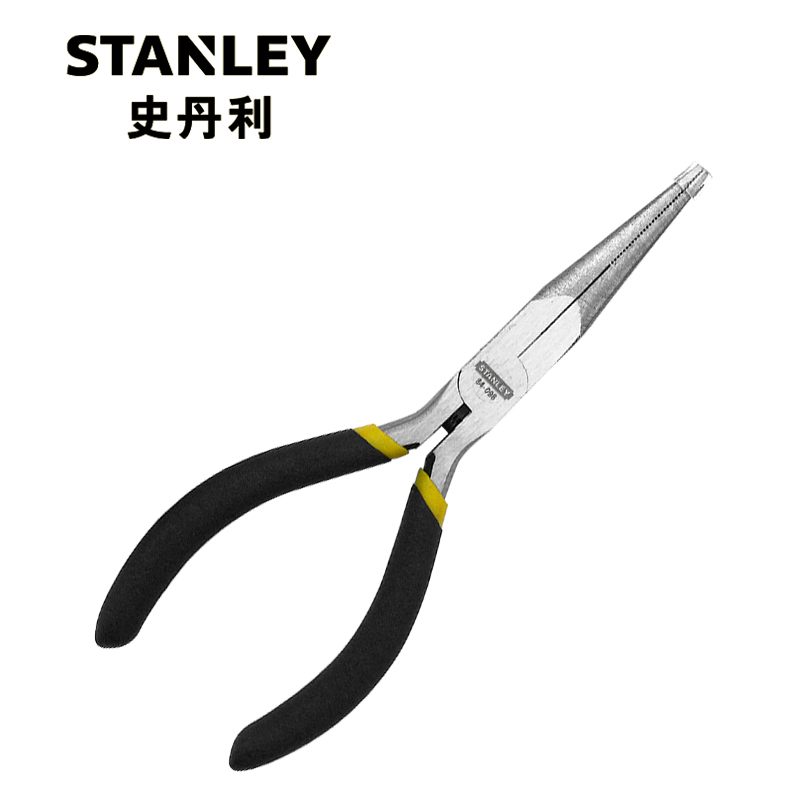 史丹利(Stanley)黑柄迷你针嘴钳