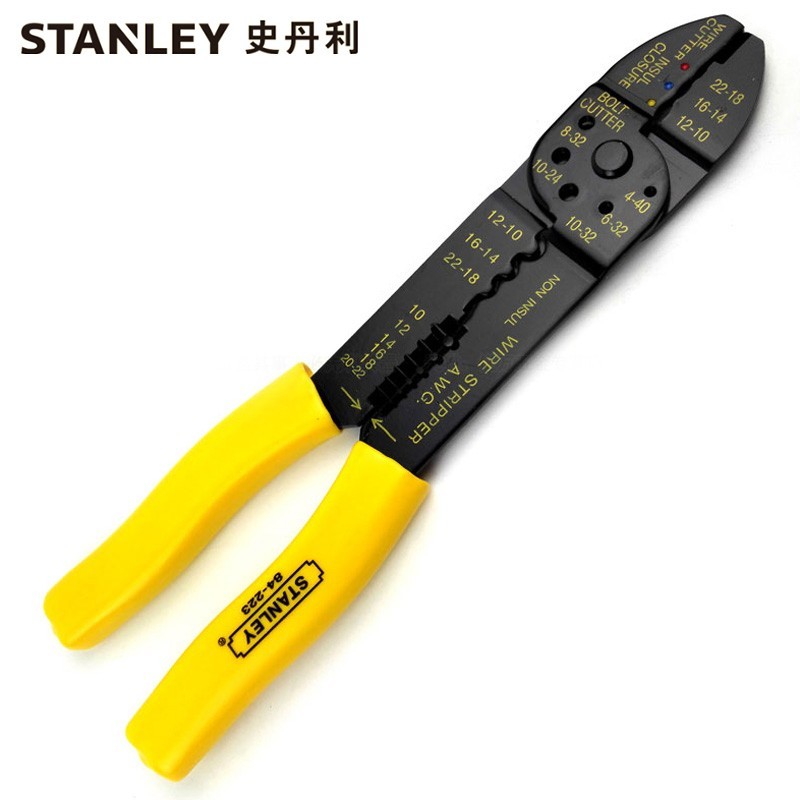 史丹利(Stanley)剥线压接钳9