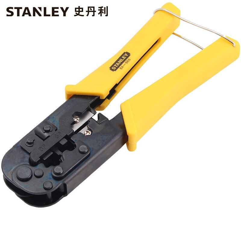 史丹利(Stanley)电讯接头压接钳4P/6P/8P 200mm