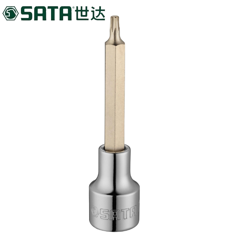 世达(Sata)12.5MM系列50MM长花形旋具套筒