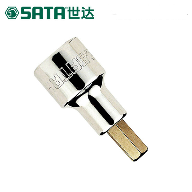 世达(Sata)12.5MM系列50MM长六角旋具套筒