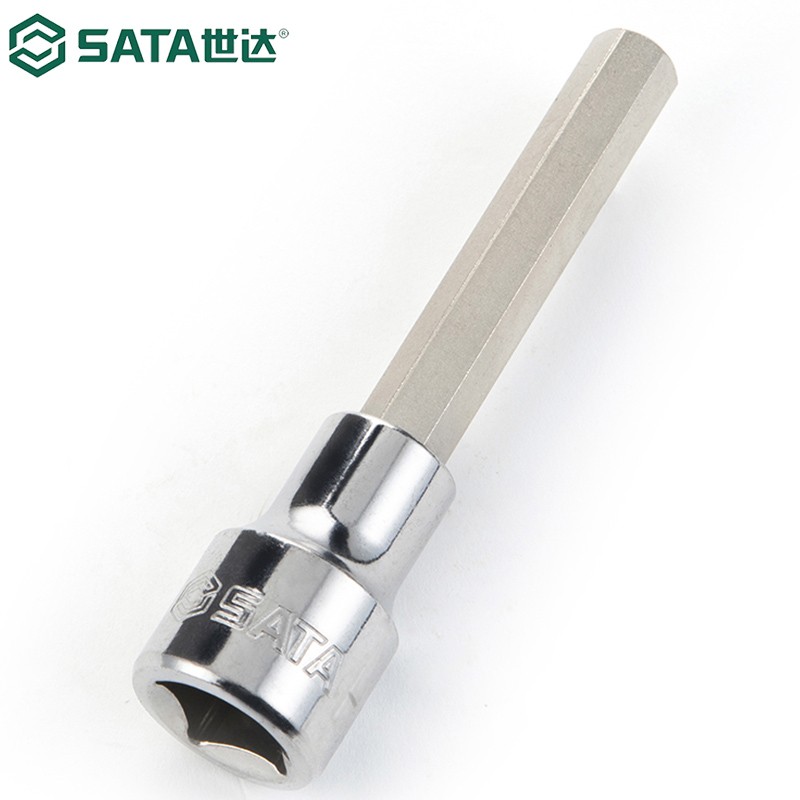 世达(Sata)12.5MM系列100MM长花形旋具套筒