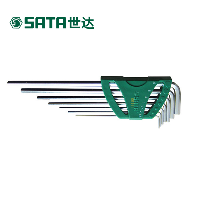 世达(Sata)7件特长内六角扳手组套