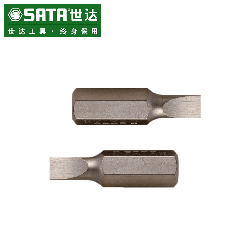 世达(Sata)5件套8MM系列30MM长一字旋具头