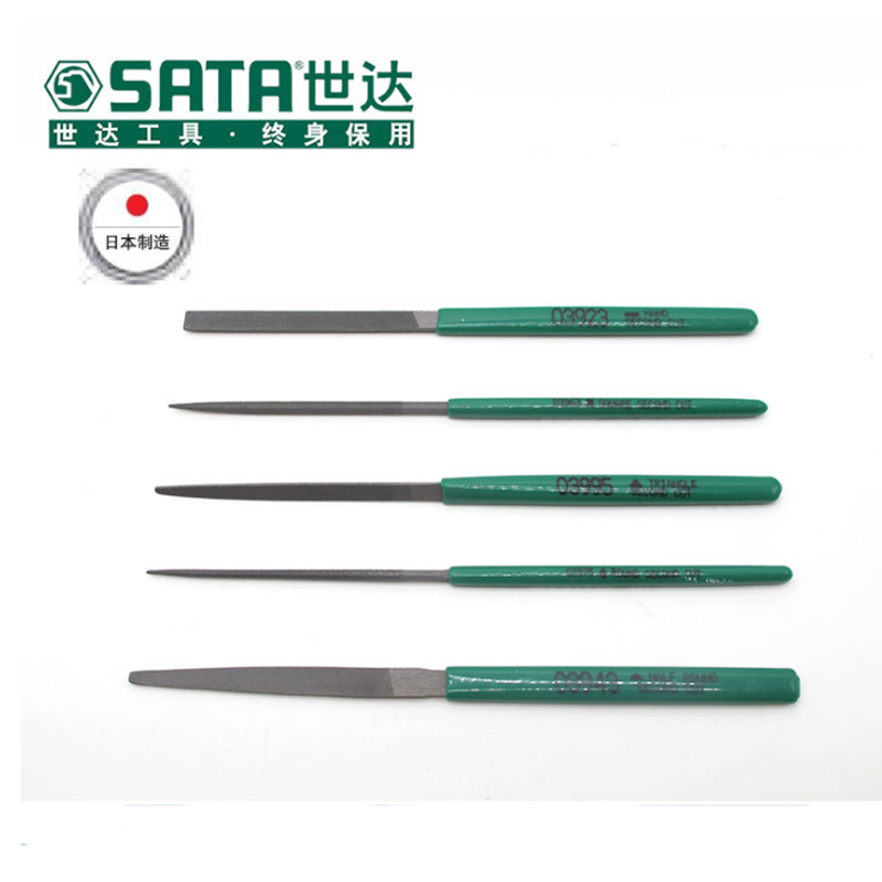 世达(Sata)5件套迷你钳工锉185MM