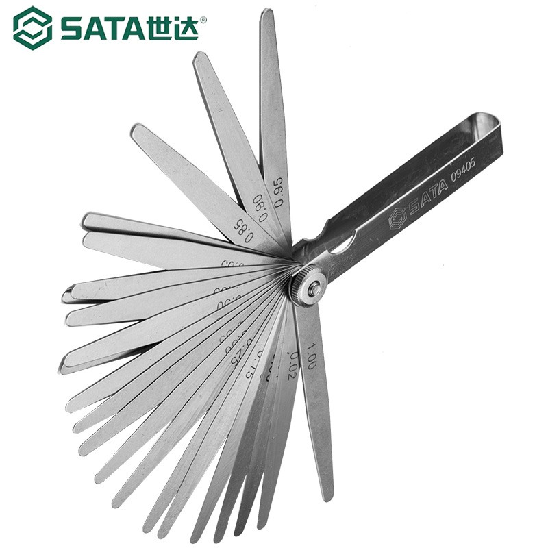 世达(Sata)23件套公英制塞尺0.02-1.00MM