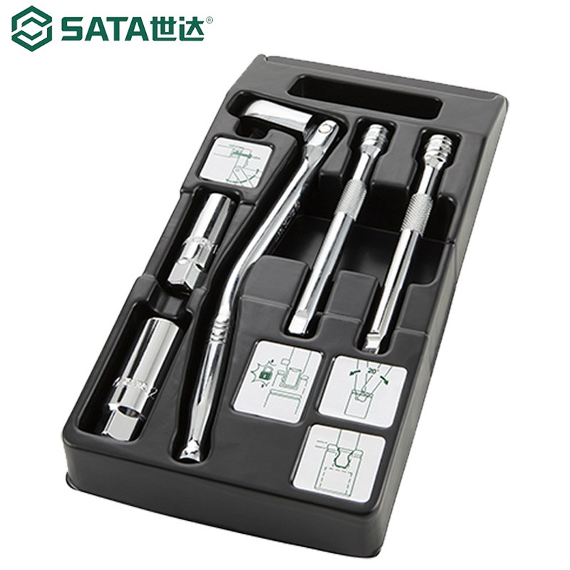 世达(Sata)5件10MM系列火花塞套筒组套