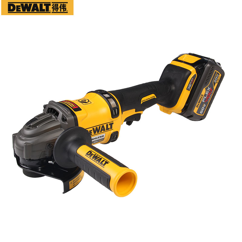 Dewalt(得伟)60V 125MM 锂电无刷角磨机