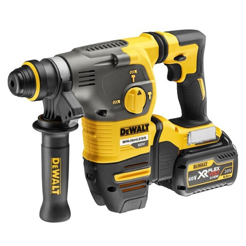 Dewalt(得伟)60V锂电无刷28MM L型四坑电锤